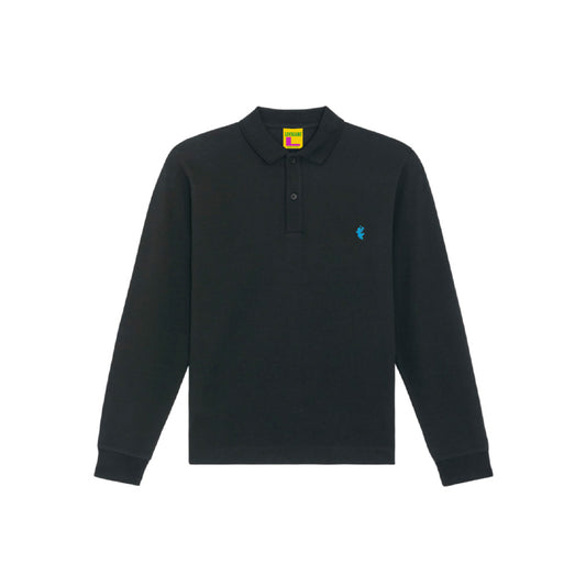 GENLTEMAN ‘24 – L/S POLO  (BK)