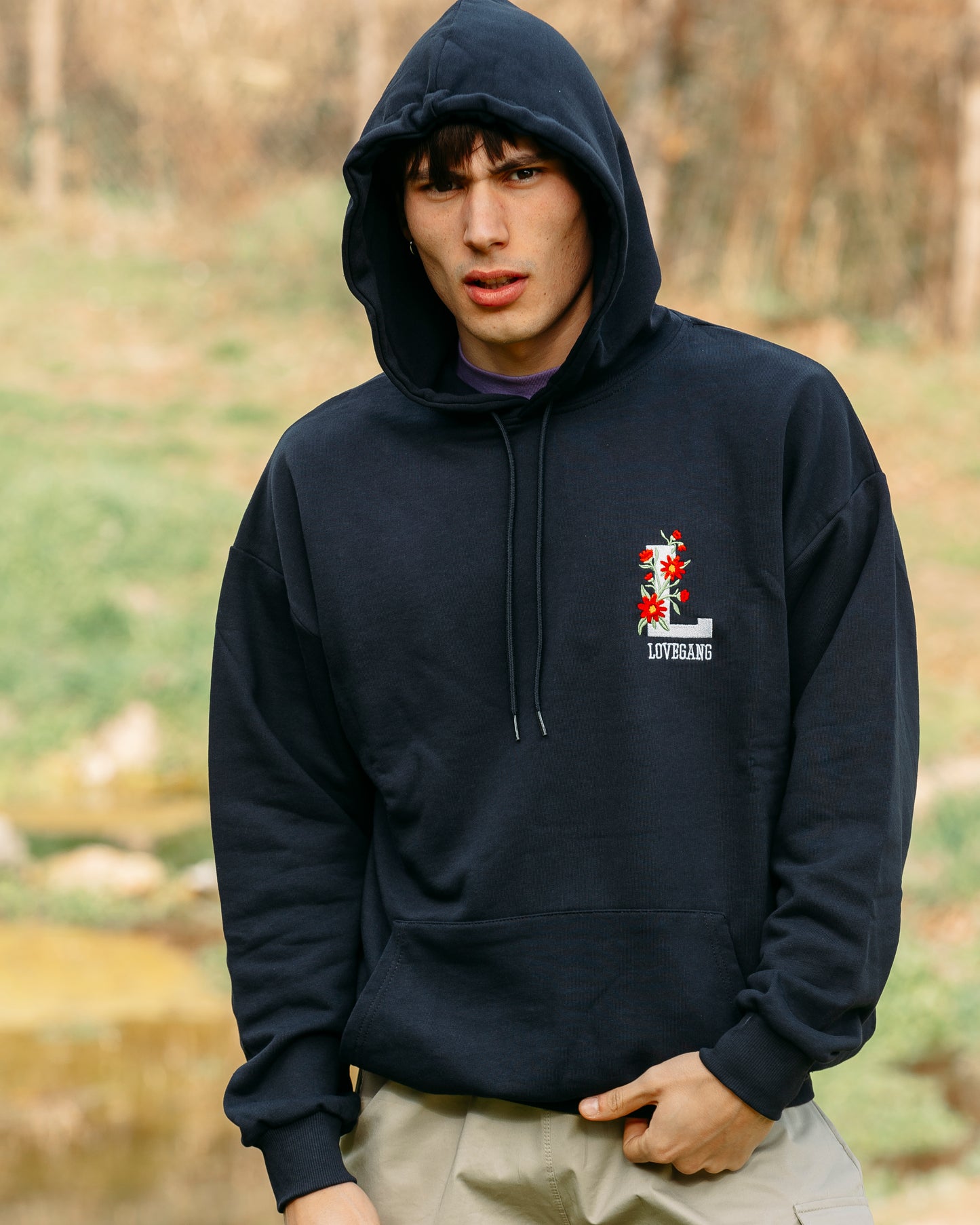 L - HOODIE (BL)