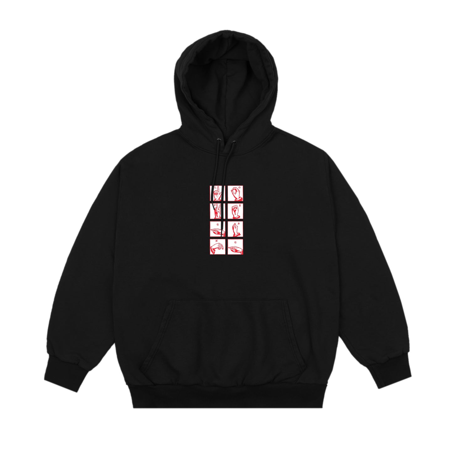 GESTURE - HOODIE (BK)