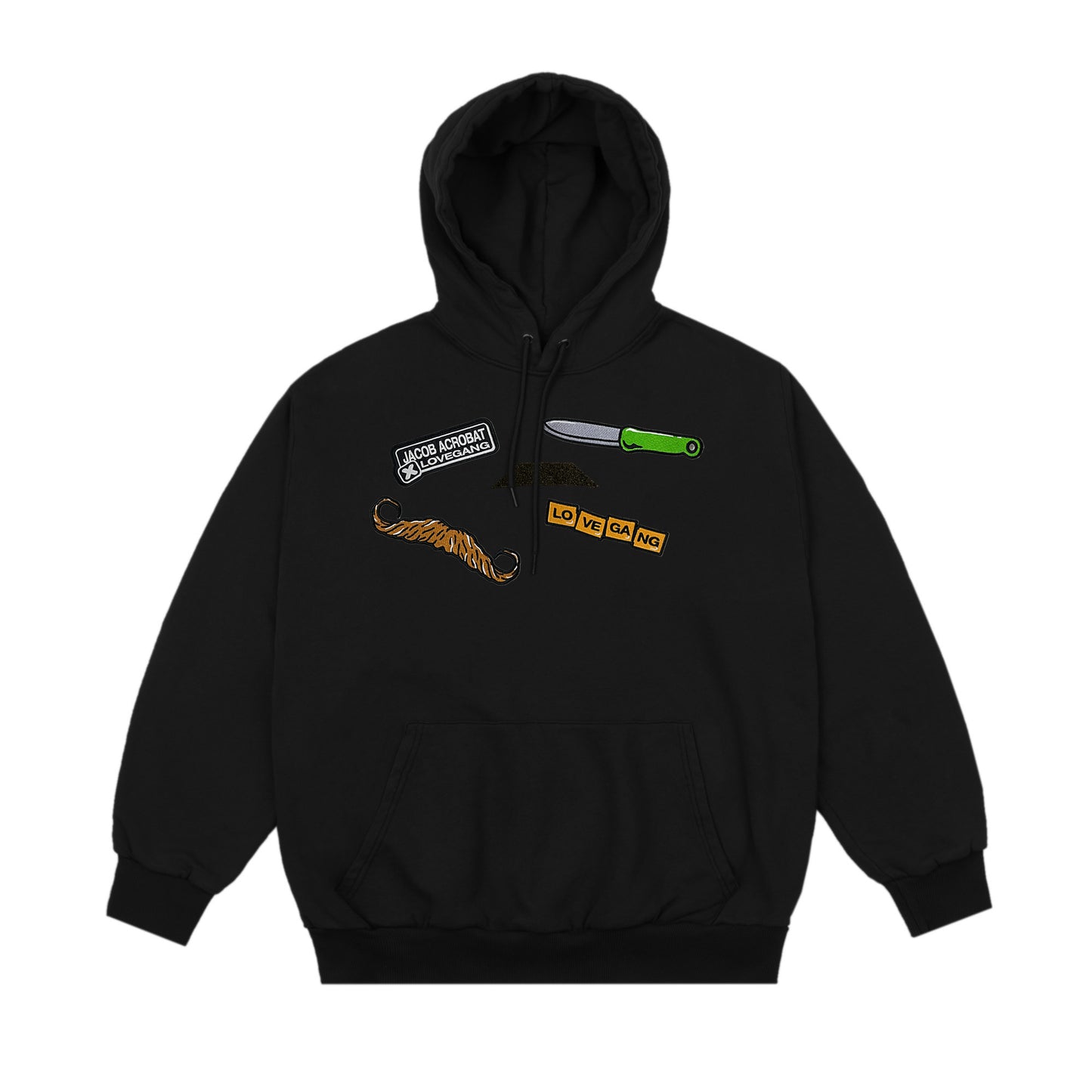 MUSTACHE 2.0 - HOODIE (BK)