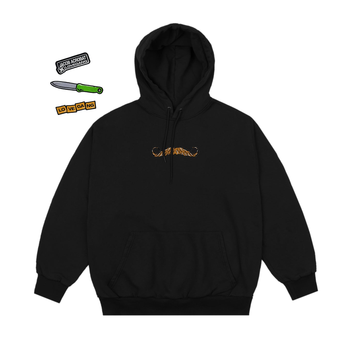 MUSTACHE 2.0 - HOODIE (BK)