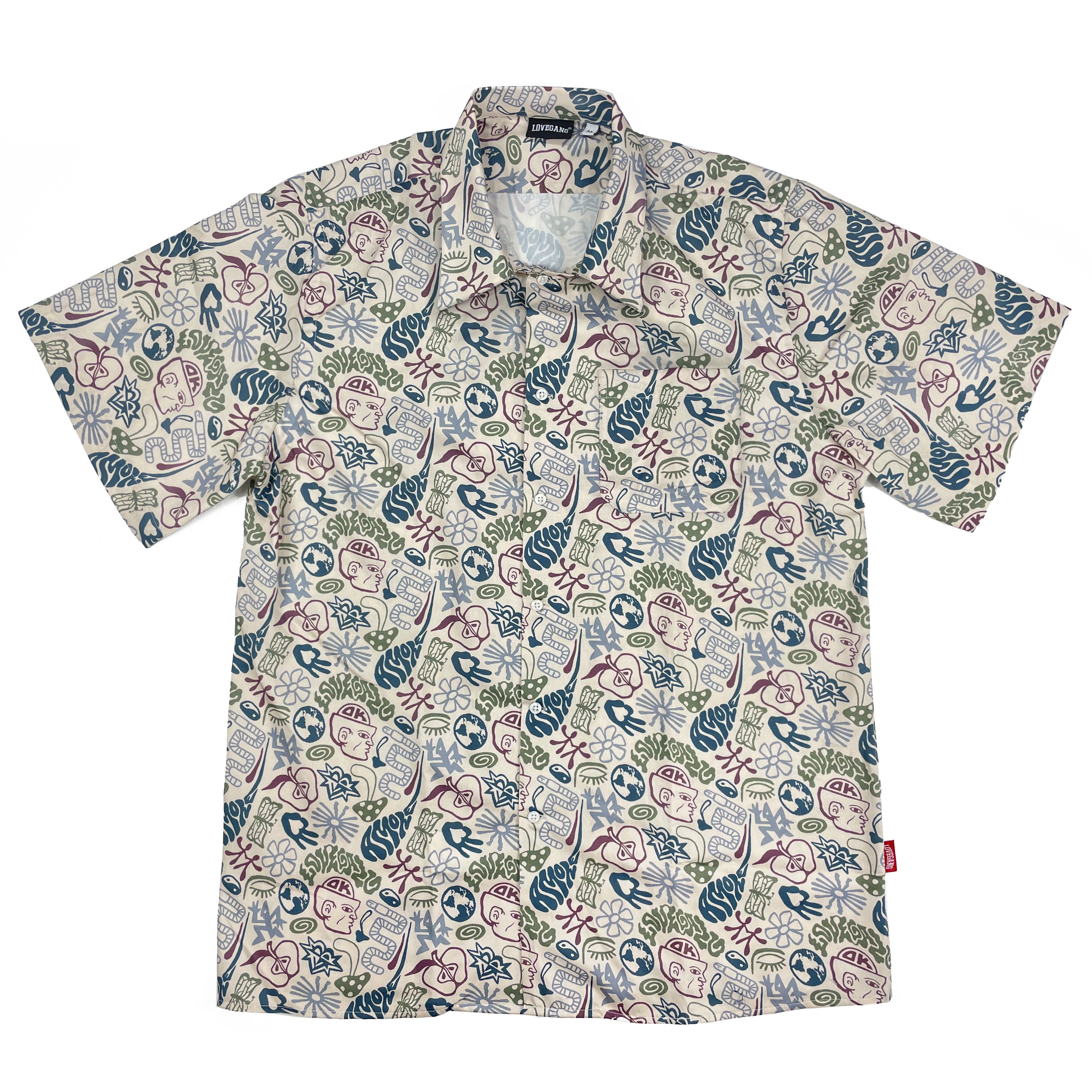 GLOGANG * リベンジ ・ ユア ・ ラブ Tシャツ 送料関税込 メンズ Tシャツ チラックス ライブT CHILLAX 242CL1ST024