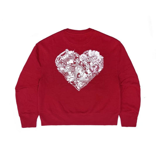 HEART - CREWNECK (RD)